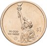 Купить США 1 доллар 2022 D Американские инновации - Билл Монро и музыкальное направление Блюграсс (Кентукки)