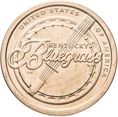 купить США 1 доллар 2022 D Американские инновации - Билл Монро и музыкальное направление Блюграсс (Кентукки)