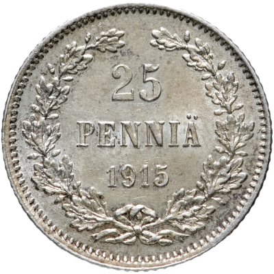 Купить 25 пенни (pennia) 1915 S