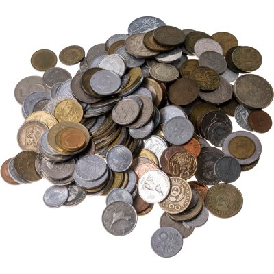 купить Набор начинающего нумизмата (страны мира, не менее 750 грамм)