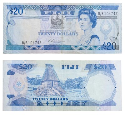 купить Фиджи 20 доллара 1988 года P-88a