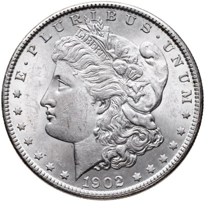 купить США 1 доллар (dollar) 1902 Доллар Моргана, знак монетного двора: "O" - Новый Орлеан