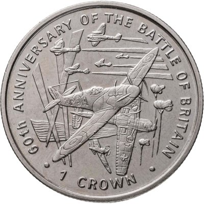 купить Остров Мэн 1 крона (crown) 2000 "60 лет битве за Британию"