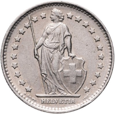купить Швейцария 1 франк (franc) 1970