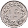 Купить Швейцария 1 франк (franc) 1970