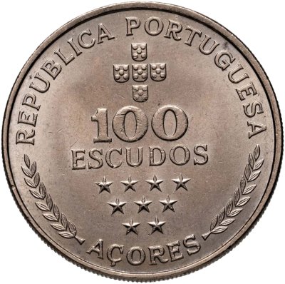 купить Португалия 100 эскудо (escudos) 1980 "Автономная область Азорские острова"