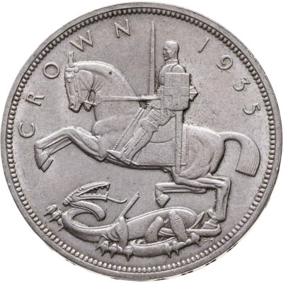 купить Великобритания 1 крона (crown) 1935 "25 лет правления Короля Георга V"