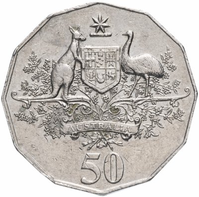 купить Австралия 50 центов (cents) 2001 "Столетие Федерации - Северная территория"