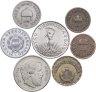 Купить Венгрия набор из 7 монет 2 и 20 филеров (filler) и 1, 2, 5, 10 форинтов (forint) 1892-1972