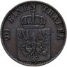 Купить Пруссия 4 пфеннига (pfennige) 1868 C