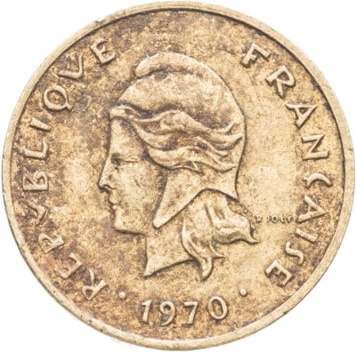 купить Новые Гебриды 1 франк (franc) 1970