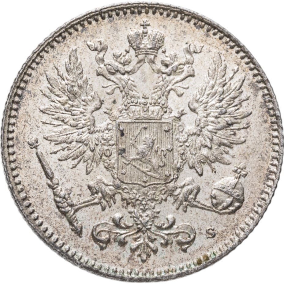 купить 50 пенни (pennia) 1915 S Российская Финляндия