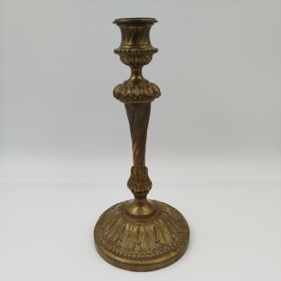 купить Подсвечник с растительным декором (на одну свечу), бронза, Западная Европа, 1920-1960 гг.
