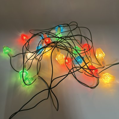 купить Ёлочная электрогирлянда, пластик, металл, СССР, 1970-1990 гг.