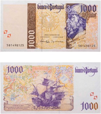 купить Португалия 1000 эскудо 1998