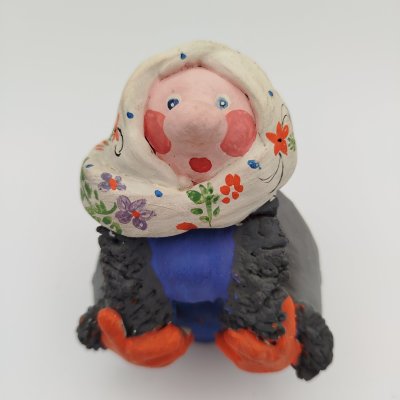 купить Игрушка "Бабушка", глина, роспись, Российская Федерация, 1990-2000 гг.