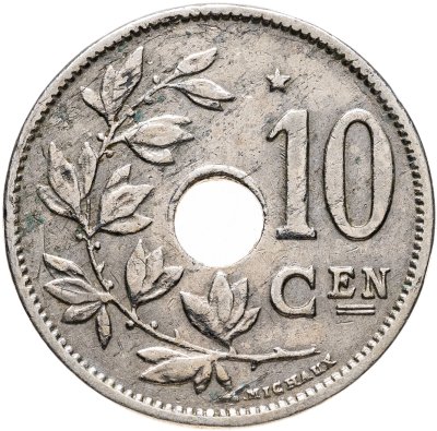 купить Бельгия 10 сантимов (centimes) 1930 Надпись на голландском - 'KONINGRIJK BELGIË'