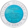 Купить Австрия 25 евро 2007 "100 лет австрийской авиации" в капсуле