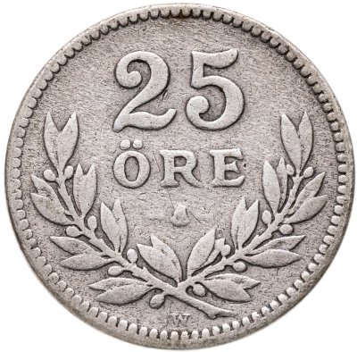 купить Швеция 25 эре (ore) 1917