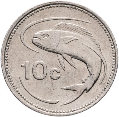 купить Мальта 10 центов (cents) 1991