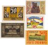 Купить Германия (разные земли) набор из 5 нотгельдов 1920-1923
