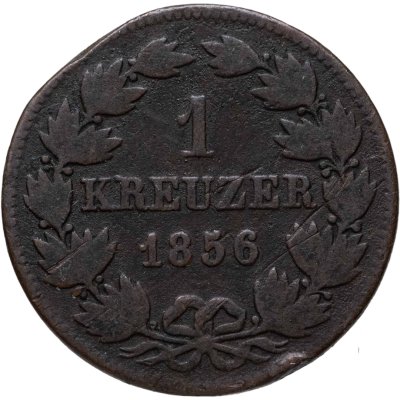 купить Германия, Баден 1 крейцер 1856
