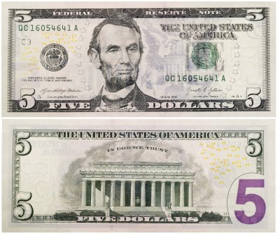 Купить США 5 долларов 2021