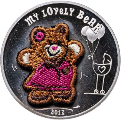 купить Палау 5 долларов 2012 "Плюшевая медведица" с сертификатом