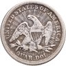 Купить США 25 центов (квотер, 1/4 доллара, quarter dollar) 1853 Seated Liberty Quarter Без отметки монетного двора США