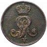 Купить Германия, Королевство Ганновер, 1 пфенниг 1852 В