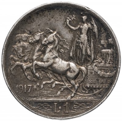 Купить Италия 1 лира (lira) 1917