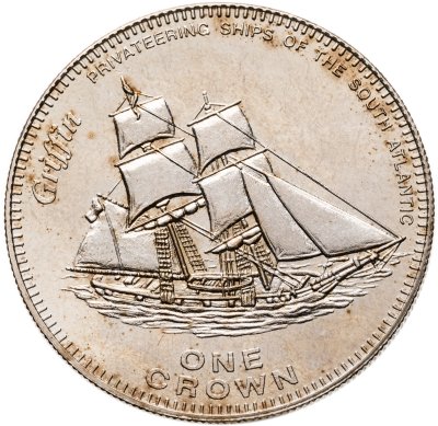 купить Тристан-да-Кунья 1 крона (crown) 2006 Griffin