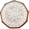 Купить Австрия 5 евро (euro) 2004 "100 лет футболу" в буклете