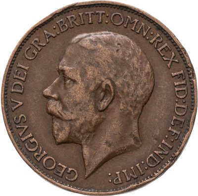 купить Великобритания 1/2 пенни (penny) 1911