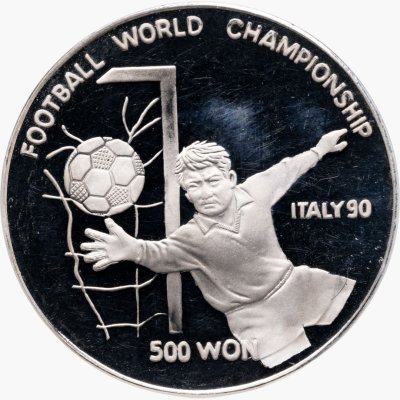 купить Северная Корея 500 вон (won) 1989 Чемпионат мира по футболу 1990