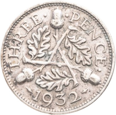 купить Великобритания 3 пенса (pence) 1932