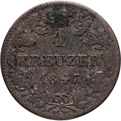 купить Бавария 1 крейцер 1847