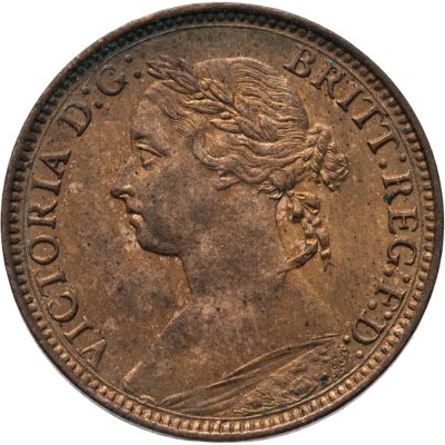 купить Великобритания 1 фартинг (farthing) 1881