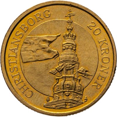 купить Дания 20 крон (kroner) 2003 Башня Кристиансборгского дворца
