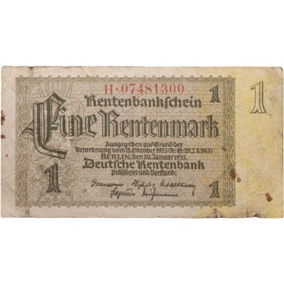 купить Германия 1 марка 1937