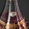 Купить Набор из графина и 5 фужеров розоватого оттенка с ажурным орнаментом и шарообразными элементами, цветное стекло, золочение, "Art Décor", Италия, 2000-2020 гг.