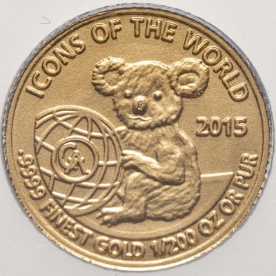 Купить Руанда 10 франков 2015 Коала