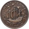 Купить Великобритания 1/2 пенни (penny) 1940