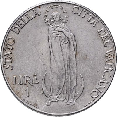 купить Ватикан 1 лира (lira) 1940