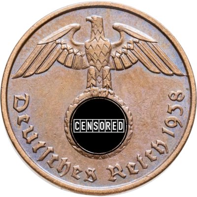 купить Германия (Третий рейх) 2 рейхспфеннига (reichspfennig) 1938 A