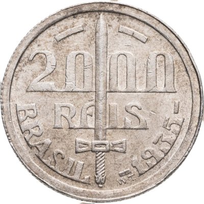 купить Бразилия 2000 реалов (рейс, reis) 1935