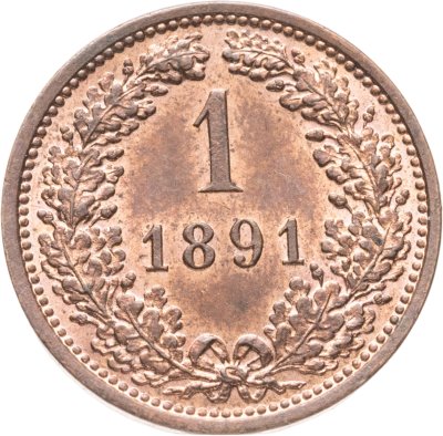 купить Австрия 1 крейцер (kreuzer) 1891