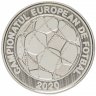 Купить Румыния 50 банов (bani) 2021 "Чемпионат Европы по футболу" Футбол малый тираж