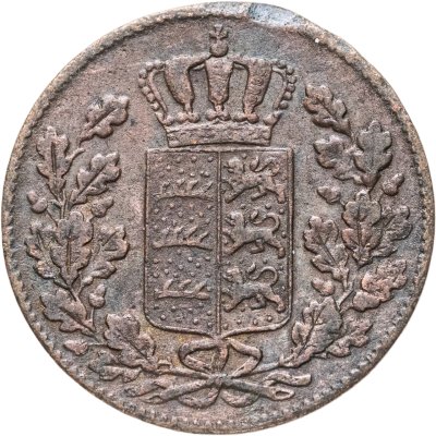 купить Вюртемберг 1/2 крейцера 1851