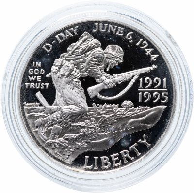 купить США 1 доллар 1995 "Высадка в Нормандии"